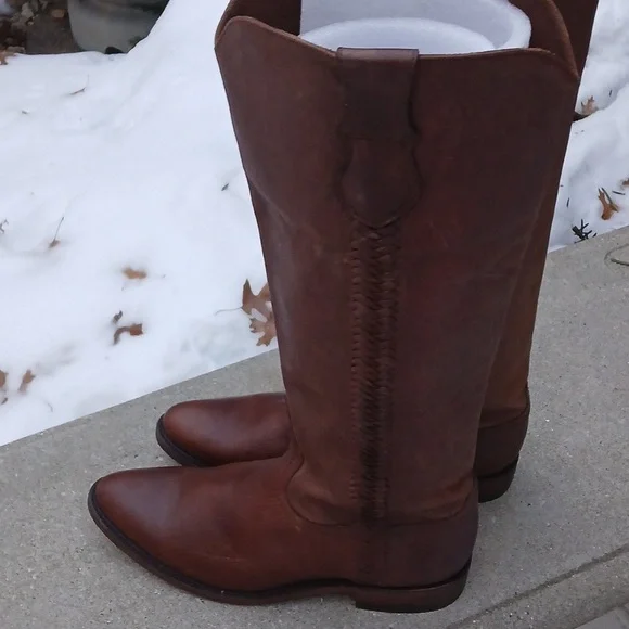 LUCCHESE Tall Riding Boot Sz 9 - Picture 16 of 16